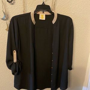 Beautiful, slightly sheer blouse.